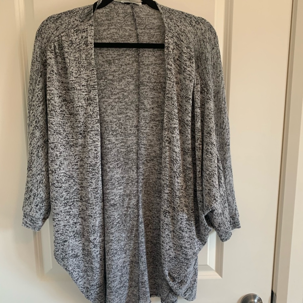 Heathered Gray Cardigan